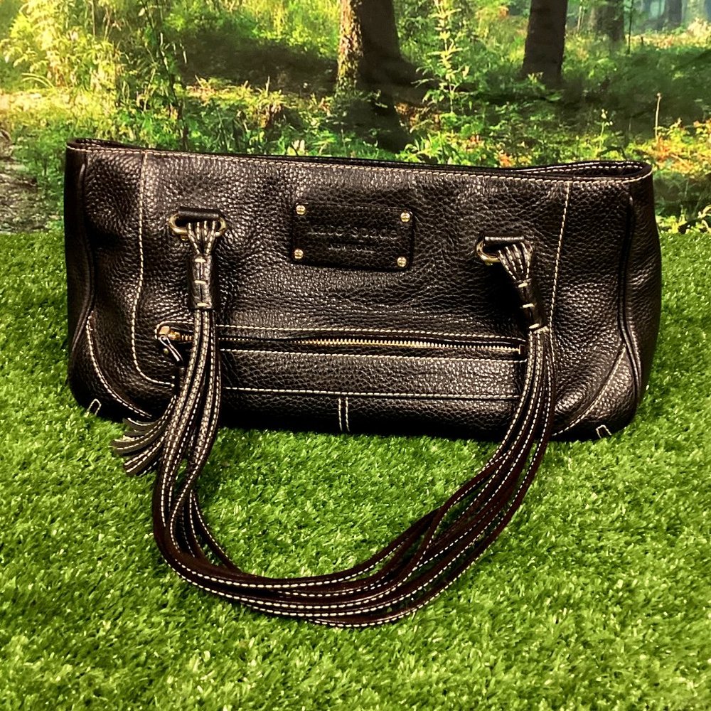 Kate Spade Black Leather Satchel